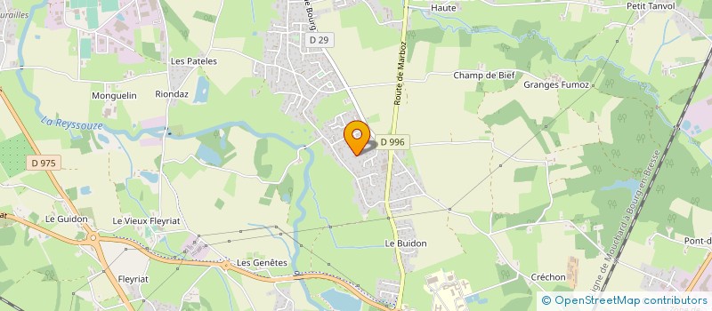 localisation de l'entreprise MIGONNEY à VIRIAT