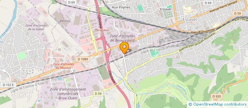 localisation de l'entreprise MIGOT TRANSPORTS  BRIVE-LA-GAILLARDE