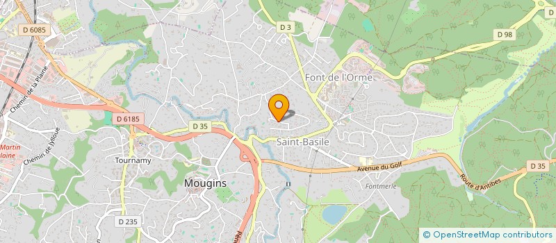 localisation de l'entreprise MIGRANIER à MOUGINS