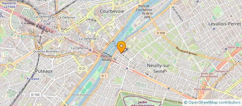 localisation de l'entreprise MIGRASOFT à NEUILLY-SUR-SEINE