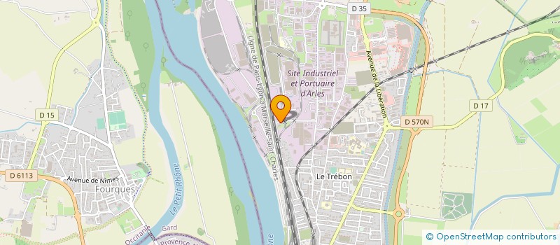 localisation de l'entreprise MIGRATEURS RHONE MEDITERRANEE à ARLES