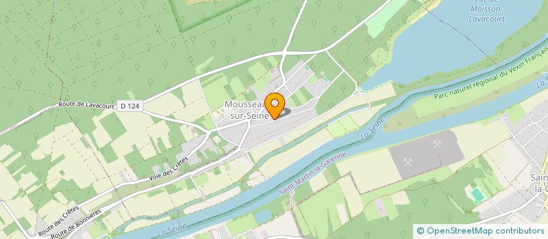 localisation de l'entreprise MIGRINFO  MOUSSEAUX-SUR-SEINE