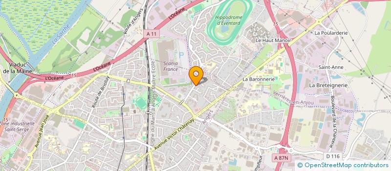 localisation de l'entreprise MIGT à ANGERS