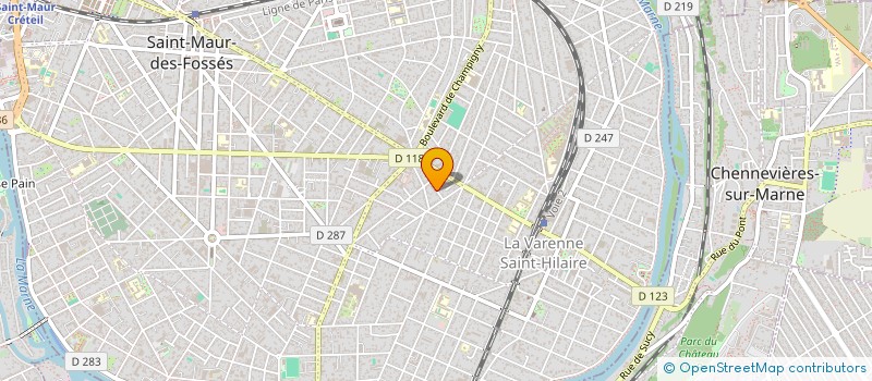 localisation de l'entreprise MIGUEL CHAIGNEAU à SAINT-MAUR-DES-FOSSES