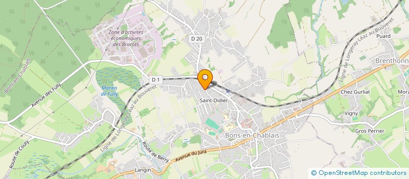 localisation de l'entreprise MIGUEL NETTOYAGE  BONS-EN-CHABLAIS