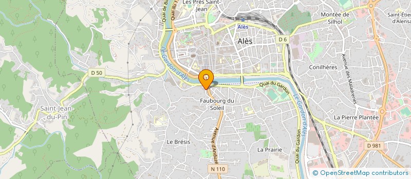 localisation de l'entreprise MIGVER MONDIAL AUTOMOBILES à ALES