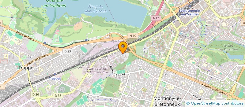 localisation de l'entreprise MIH EURL  MONTIGNY-LE-BRETONNEUX