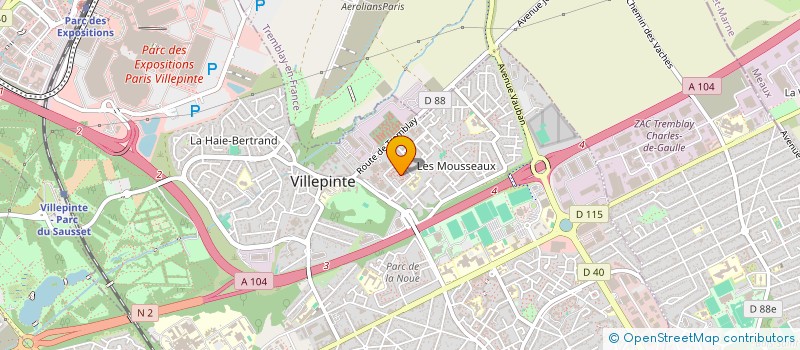 localisation de l'entreprise MIH SOCIETY  VILLEPINTE