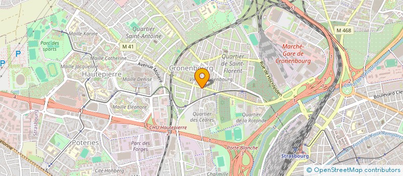 localisation de l'entreprise MIHA SAS  STRASBOURG