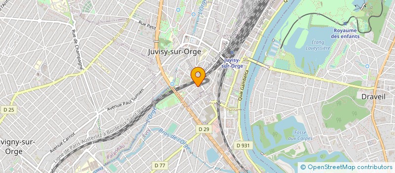 localisation de l'entreprise MIHAI EMINESCU à JUVISY-SUR-ORGE