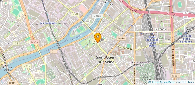 localisation de l'entreprise MIHAI PRESTIGE TRANSPORTS à SAINT-OUEN-SUR-SEINE