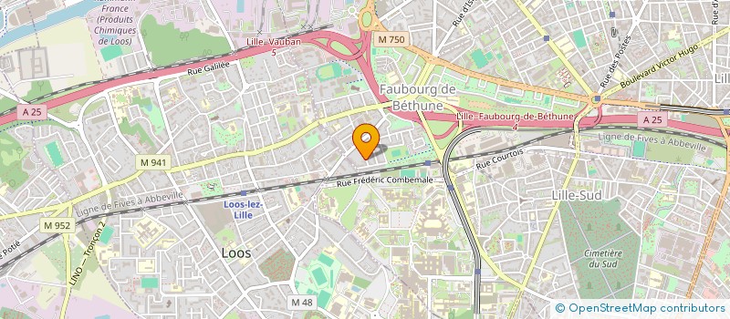 localisation de l'entreprise MIHOS à LILLE