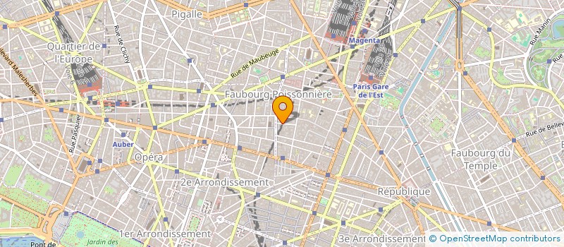 localisation de l'entreprise MII à PARIS