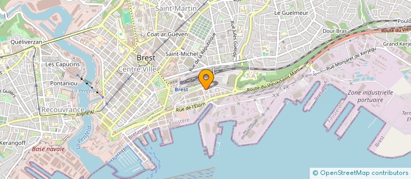 localisation de l'entreprise MII à BREST