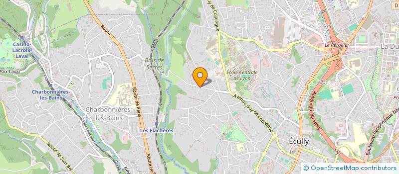 localisation de l'entreprise MIIA  ECULLY