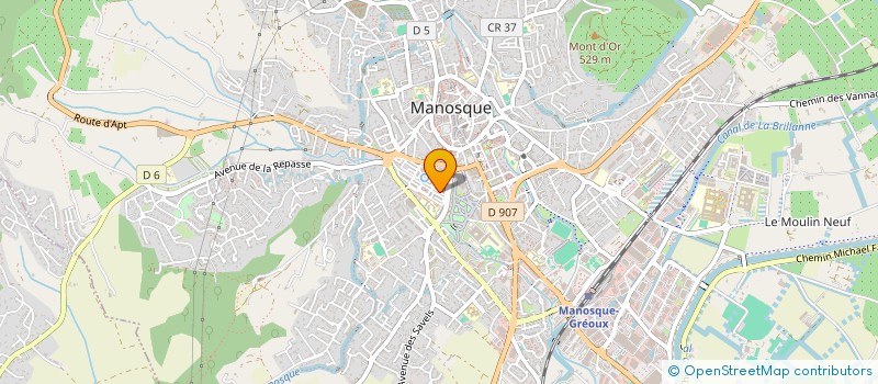 localisation de l'entreprise MIJAILOVIC à MANOSQUE