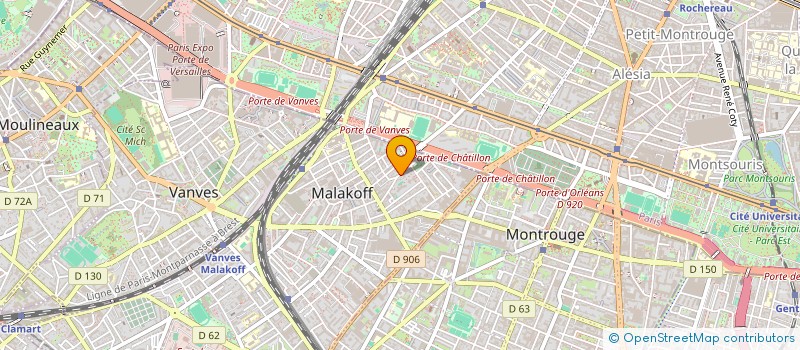 localisation de l'entreprise MIJALOU  MALAKOFF