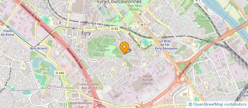 localisation de l'entreprise MIJARES POIREAU LOCATIONS à EVRY-COURCOURONNES