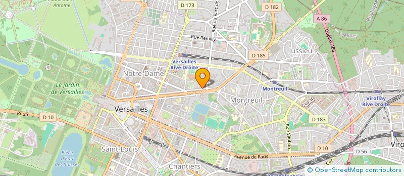 localisation de l'entreprise MIJAS GOLF à VERSAILLES