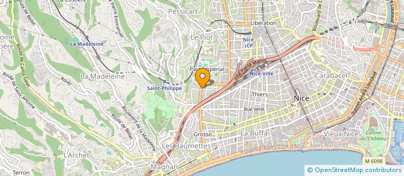 localisation de l'entreprise MIJE ET ASSOCIES à NICE