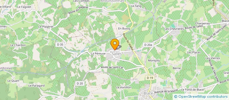 localisation de l'entreprise MIJO-T  SALLES-ARBUISSONNAS-EN-BEAUJOLAIS