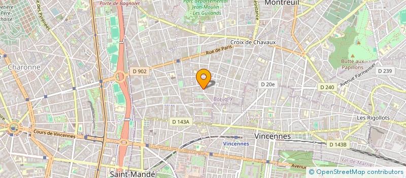 localisation de l'entreprise MIJOTE à MONTREUIL