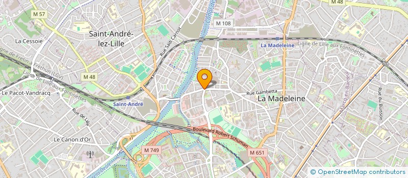localisation de l'entreprise MIJOTE LILLE à LA MADELEINE