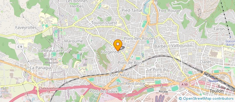 localisation de l'entreprise MIJOTHYS  TOULON