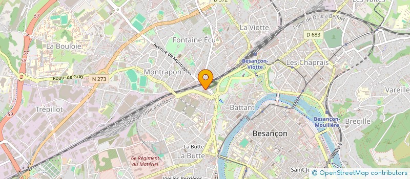 localisation de l'entreprise MIJOTO à BESANCON