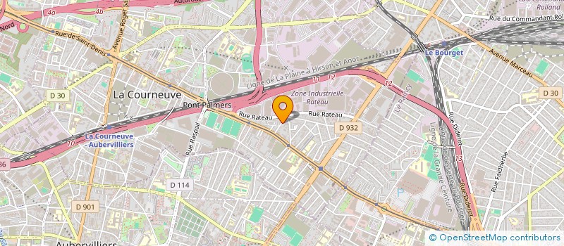 localisation de l'entreprise MIJU à LA COURNEUVE