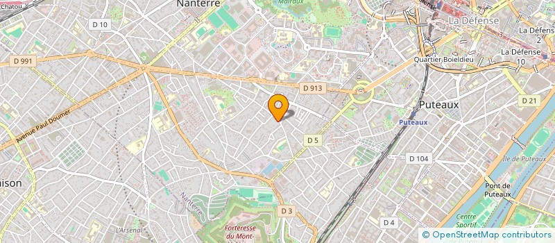 localisation de l'entreprise MIK  NANTERRE