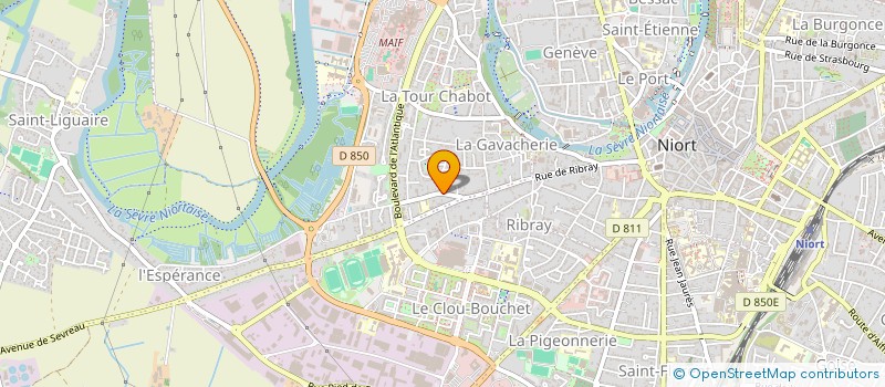 localisation de l'entreprise MIK'AUTO  NIORT