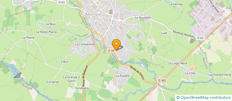 localisation de l'entreprise MIKA  MORNANT