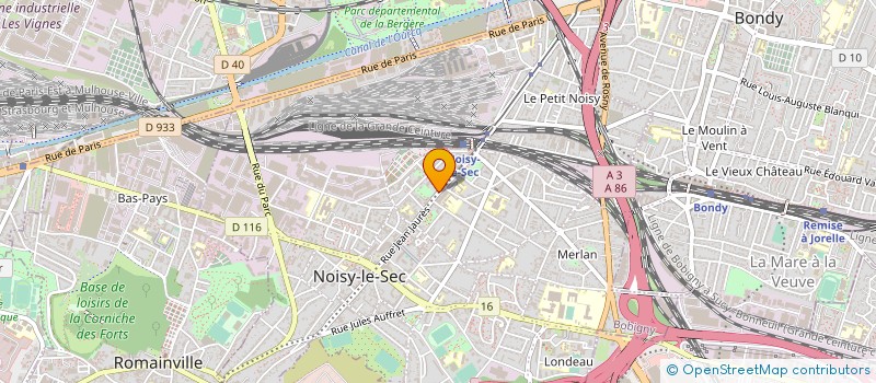 localisation de l'entreprise MIKA à NOISY-LE-SEC
