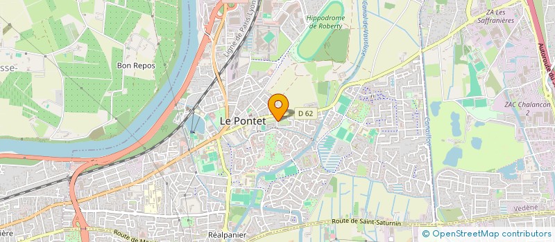 localisation de l'entreprise MIKA AUTOVAP  LE PONTET