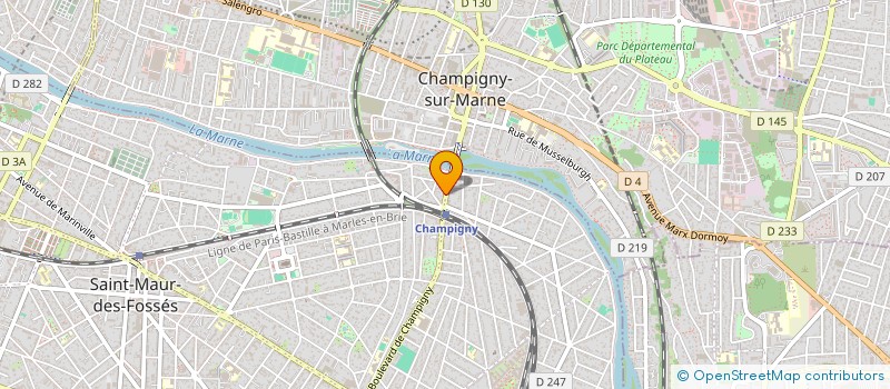 localisation de l'entreprise MIKA BARBER à SAINT-MAUR-DES-FOSSES