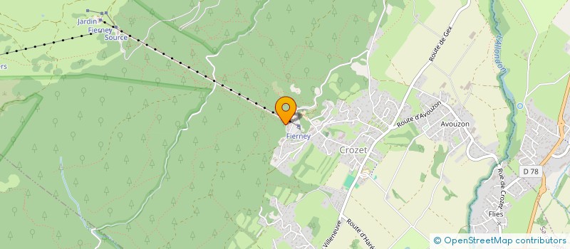 localisation de l'entreprise MIKA CROZET  CROZET