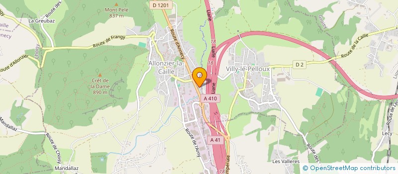 localisation de l'entreprise MIKA DEBOSSE  ALLONZIER-LA-CAILLE