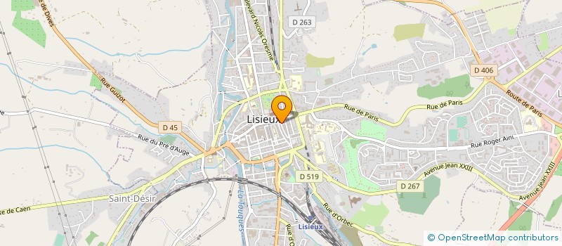 localisation de l'entreprise MIKA GMS à LISIEUX