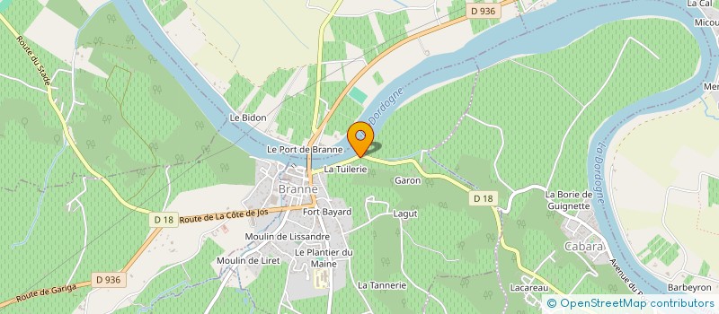 localisation de l'entreprise MIKA-MECA33  BRANNE