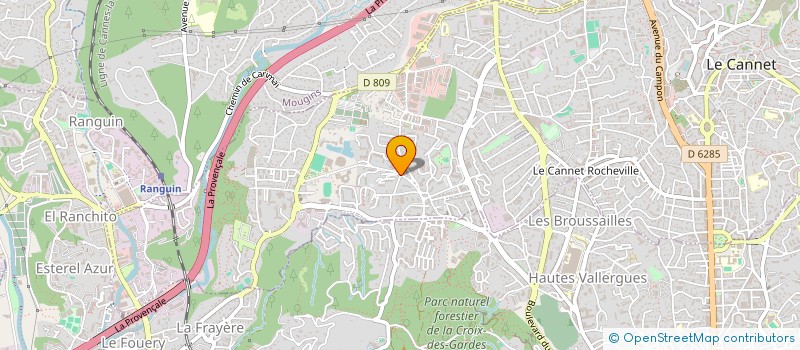 localisation de l'entreprise MIKA PISCINES à LE CANNET