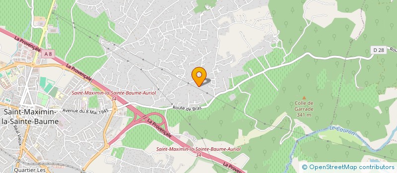 localisation de l'entreprise MIKA PLOMB-ELEC à SAINT-MAXIMIN-LA-SAINTE-BAUME