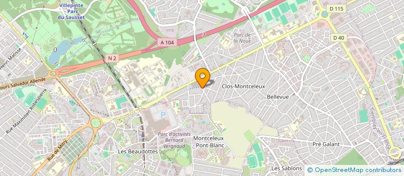 localisation de l'entreprise MIKA VTC  VILLEPINTE