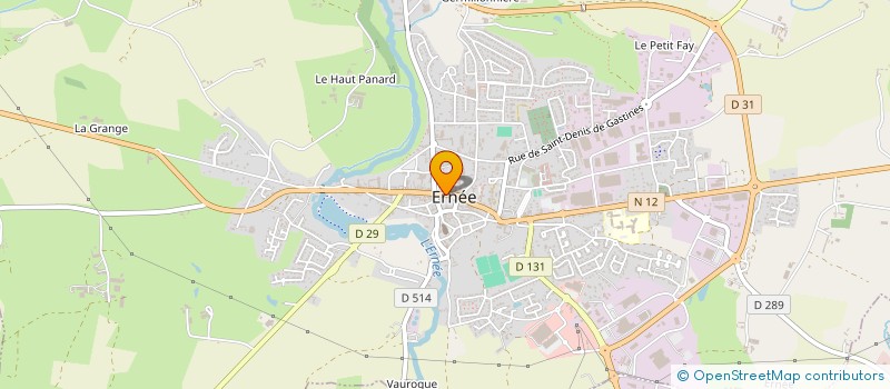 localisation de l'entreprise MIKABO OPTIQUE  ERNEE