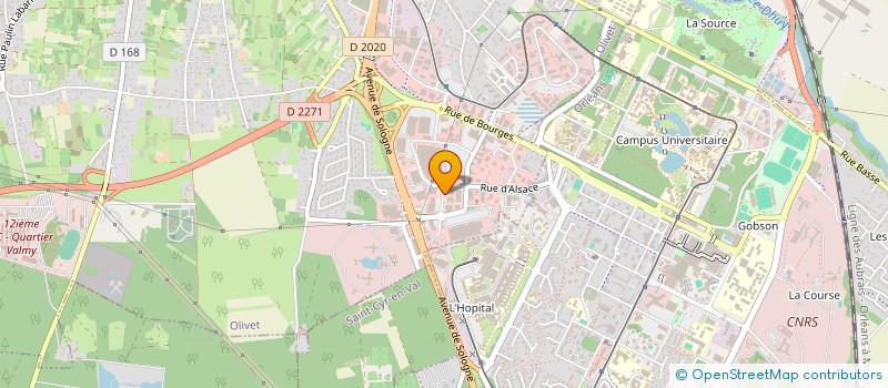 localisation de l'entreprise MIKACEL à OLIVET