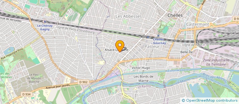 localisation de l'entreprise MIKAD à CHELLES