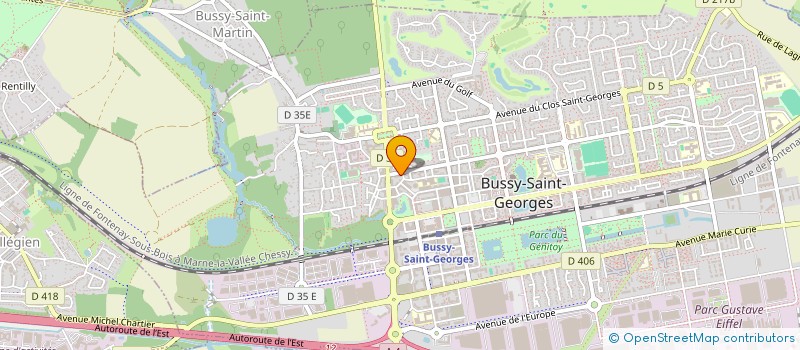 localisation de l'entreprise MIKADEV  BUSSY-SAINT-GEORGES