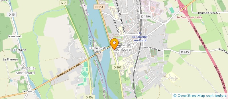 localisation de l'entreprise MIKADO à LA CHARITE-SUR-LOIRE