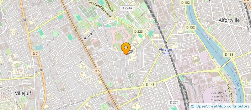localisation de l'entreprise MIKADO à VITRY-SUR-SEINE
