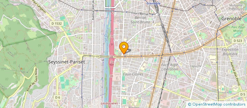 localisation de l'entreprise MIKADO & CIE  GRENOBLE